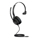 Jabra Evolve2 50 Austiņas Vadu Birojs / zvanu centrs USB Veids-C Melns