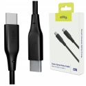 "Allity" cable AUC-02 USB-C - USB-C 1.0 m 60W black "Allity" cable AUC-02 USB-C - USB-C 1.0 m 60W black