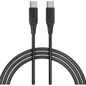 "Allity" cable AUC-02 USB-C - USB-C 1.0 m 60W black "Allity" cable AUC-02 USB-C - USB-C 1.0 m 60W black