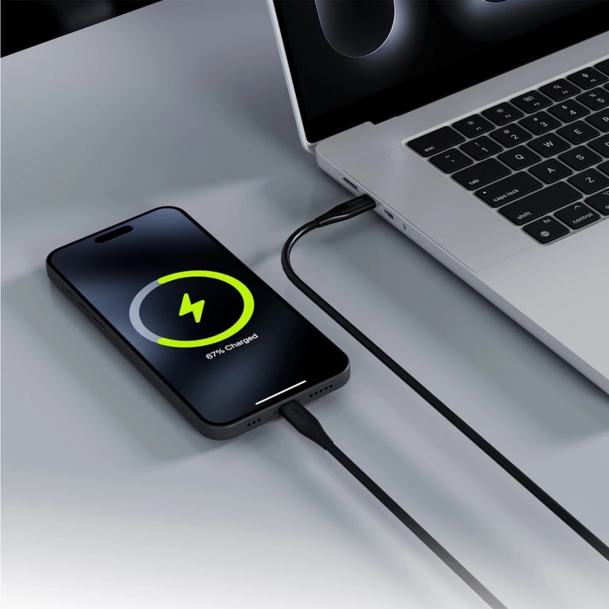 "Allity" cable AUC-02 USB-C - USB-C 1.0 m 60W black – 4