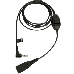 Jabra 8735-019 audio kabelis 0,5 m QD 3.5mm Melns