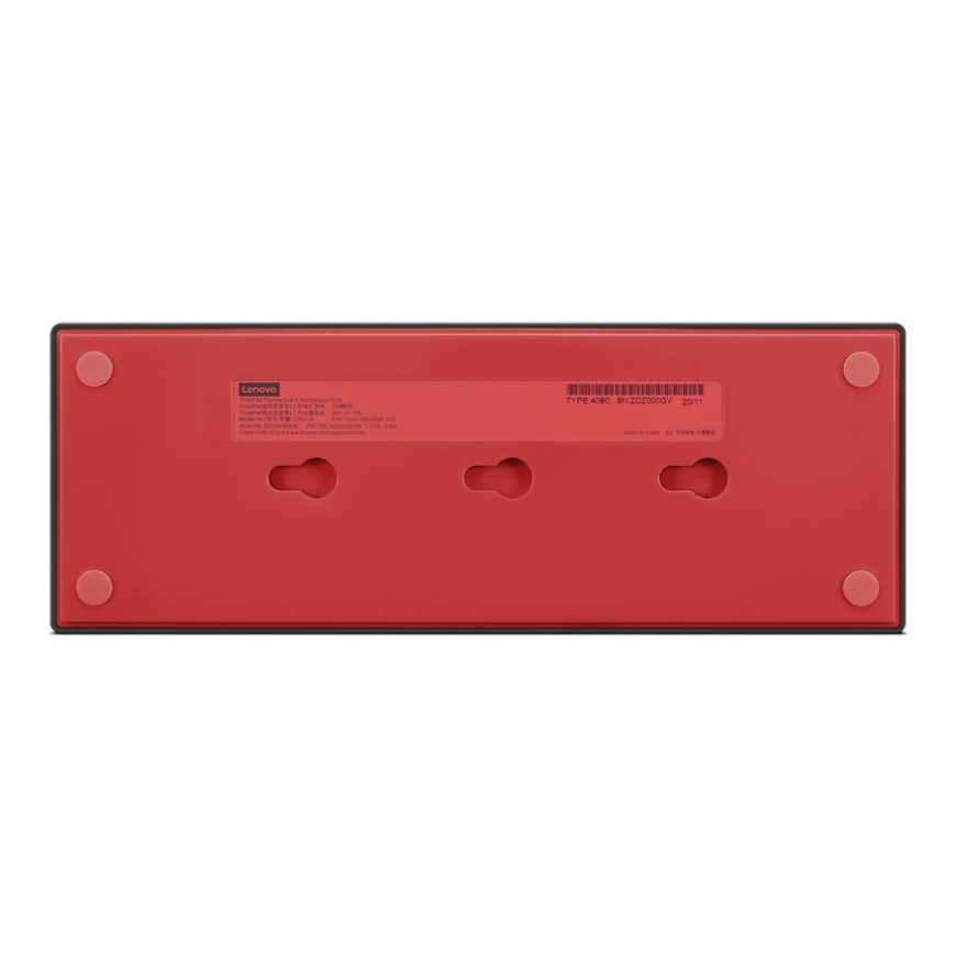 Lenovo 40B00300EU laptop dock/port replicator Wired Thunderbolt 4 Black, Red – 5