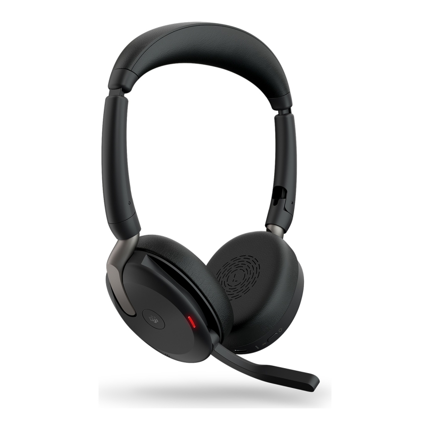 Jabra Evolve2 65 Flex Laisvų rankų įranga Vielinis ir Bevielis Su lankeliu Biuras / skambučių centras Bluetooth Juoda