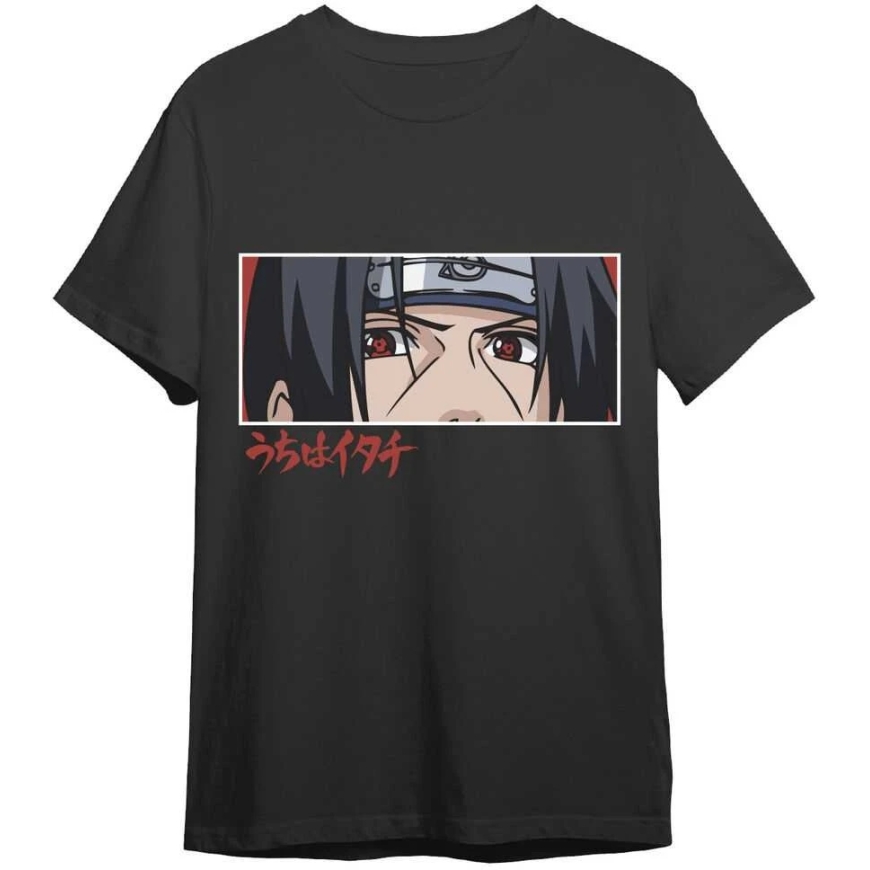 PIERROT Naruto Shippuden Itachi Eyes täiskasvanute T-särk