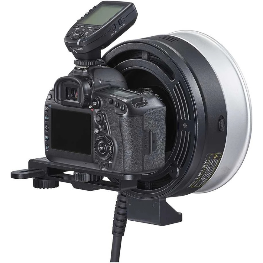Camera accessory - Godox FLB 90 quick rotation bracket kit for R1200 ring flash. – 3