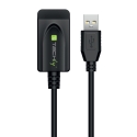 Techly IUSB-REP220TY3 USB кабель USB 2.0 20 m USB A Черный Techly IUSB-REP220TY3 USB кабель USB 2.0 20 m USB A Черный