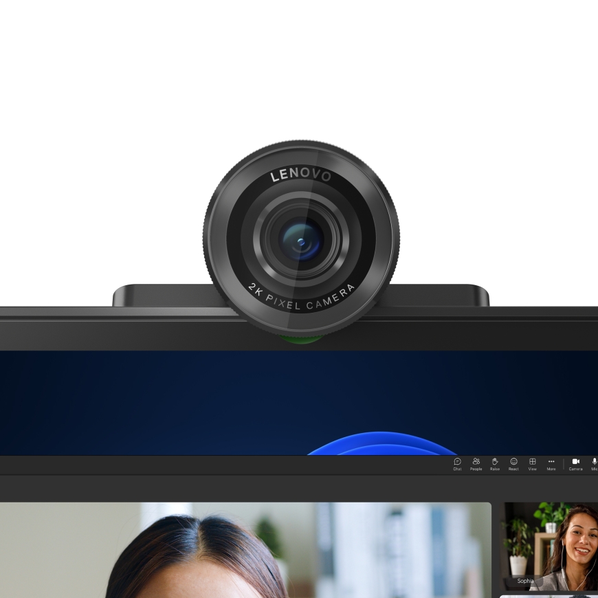 Lenovo 4XC1Q25245 vebkamera 4 MP 1920 x 1080 pikseļi USB-C Melns – 2