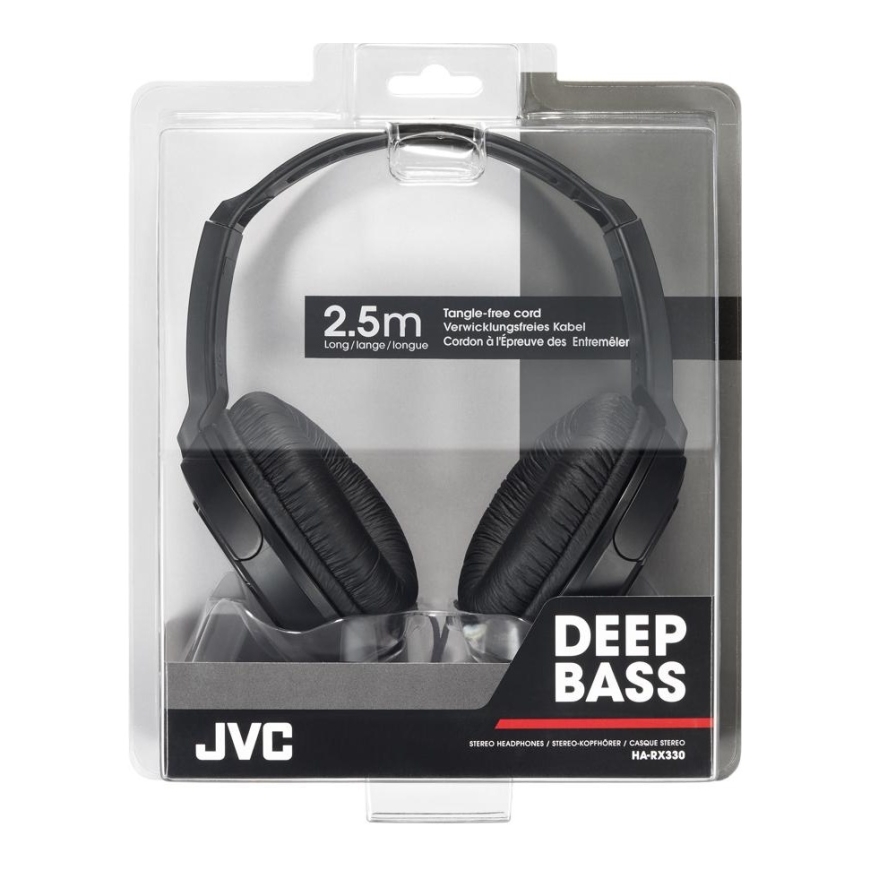 JVC HA-RX330-E Headphones Wired Head-band Music Black – 2