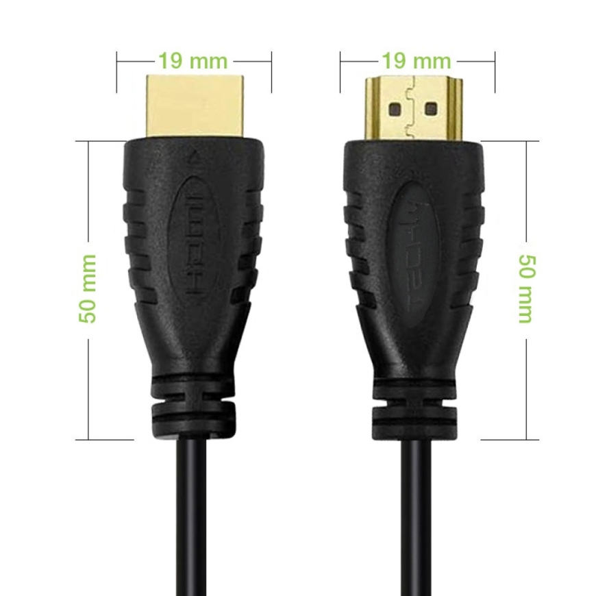 Techly HDMI 2.0 Cable A/A M/M 6m Black ICOC HDMI2-4-060 – 3