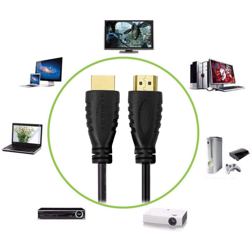 Techly HDMI 2.0 Cable A/A M/M 6m Black ICOC HDMI2-4-060 – 4