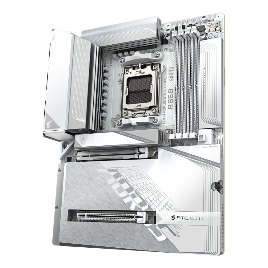 GIGABYTE B850 AORUS STEALTH ICE – 5
