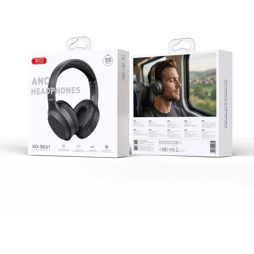 XO „Bluetooth“ ausinės BE39 juodos – 5