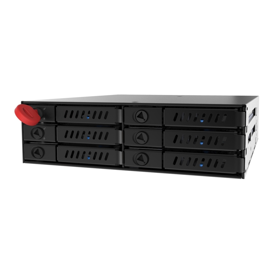 Chieftec CMR-625 diska nodalījuma panelis Melns – 5