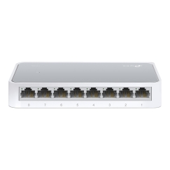 TP-Link TL-SF1008D Nepārvaldīts Fast Ethernet (10/100) Balts