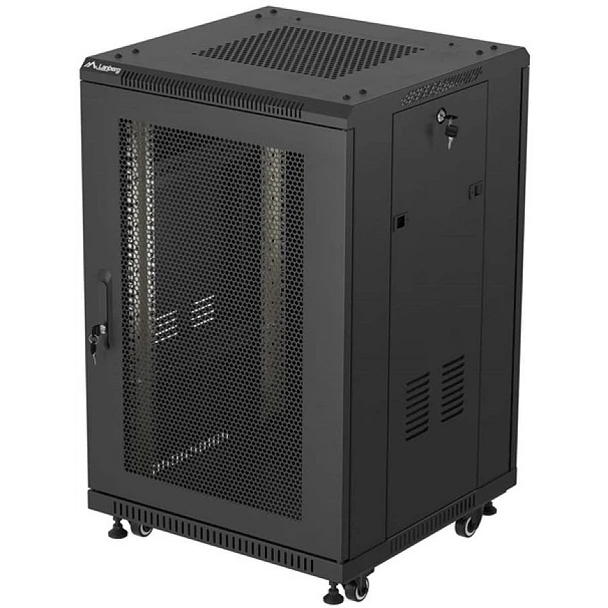 Lanberg stācija 19" 18U 600x600 melna