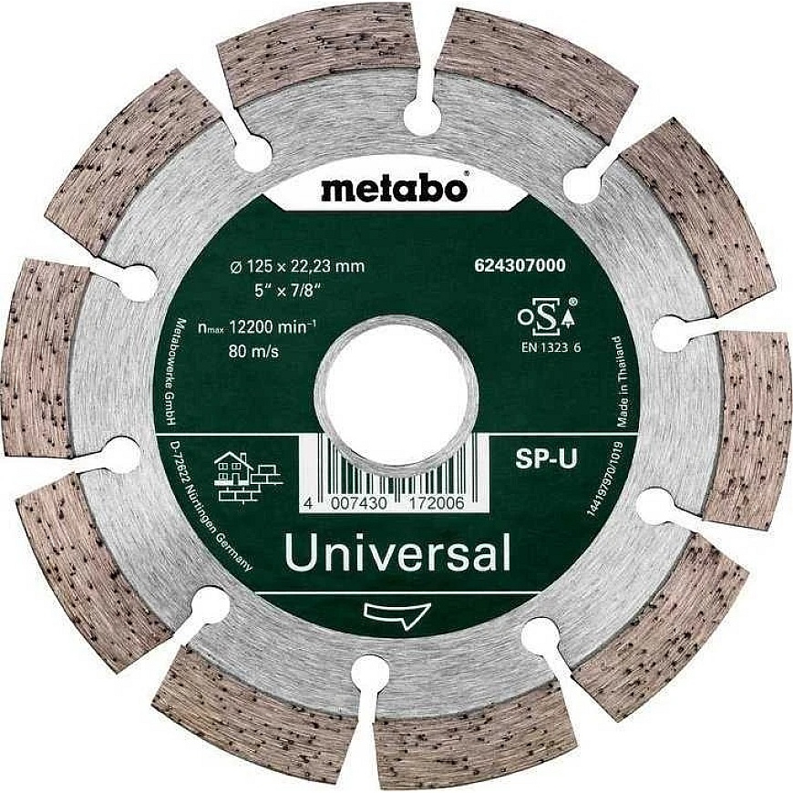 Deimantinis pjovimo diskas 125x22,23 mm, Metabo – 2
