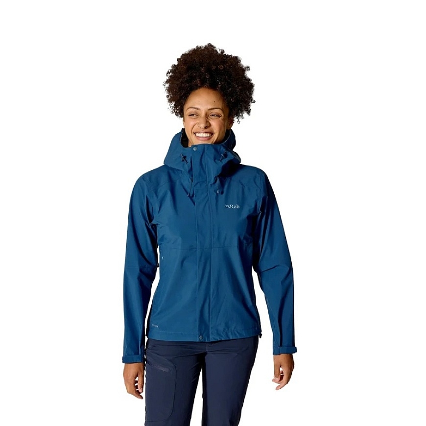 Women's Rain Jacket Rab Firewall Mountain Jacket - Dark Blue - M – 4