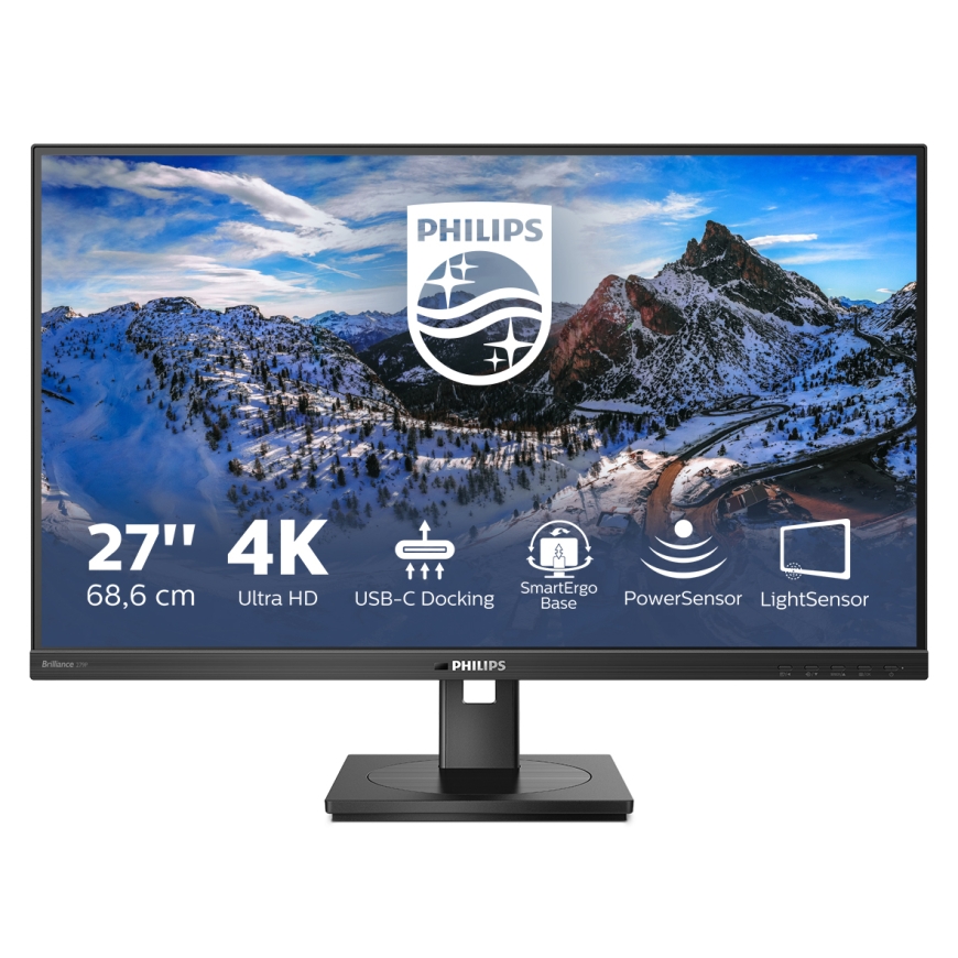 Philips 279P1/00 PC lamekuvar 68,6 cm (27") 3840 x 2160 pikslit 4K Ultra HD LED Must