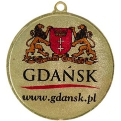 Tryumf Metallilised medal LuxorJet värvilise trükkimisega