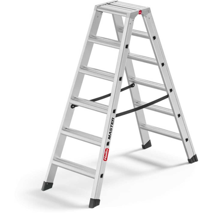 Hailo Hailo Master D100 2x6 Steps Double-Sided Stepladder
