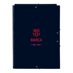 Safta Folder with Compartments F.C. Barcelona Dark Blue A4