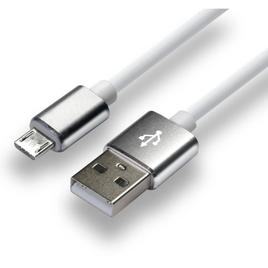 USB Cable – EverActive CBS-1.5MW Micro USB 2.4 A, 480 Mbps, 1.5 m, White – 3