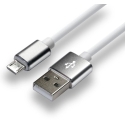 USB Cable – EverActive CBS-1.5MW Micro USB 2.4 A, 480 Mbps, 1.5 m, White