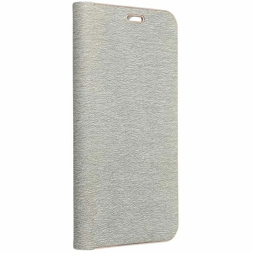 OEM LUNA Book Gold Case for Samsung Galaxy A36 5G in Silver Color