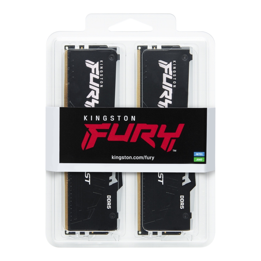 Kingston Technology FURY Beast 16 Gt 5600 MT/s DDR5 CL40 DIMM (2 kpl:n pakkaus) , RGB – 5