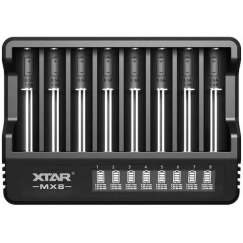Xtar MX8 li-ion, ni-mh akumuliatorių įkroviklis