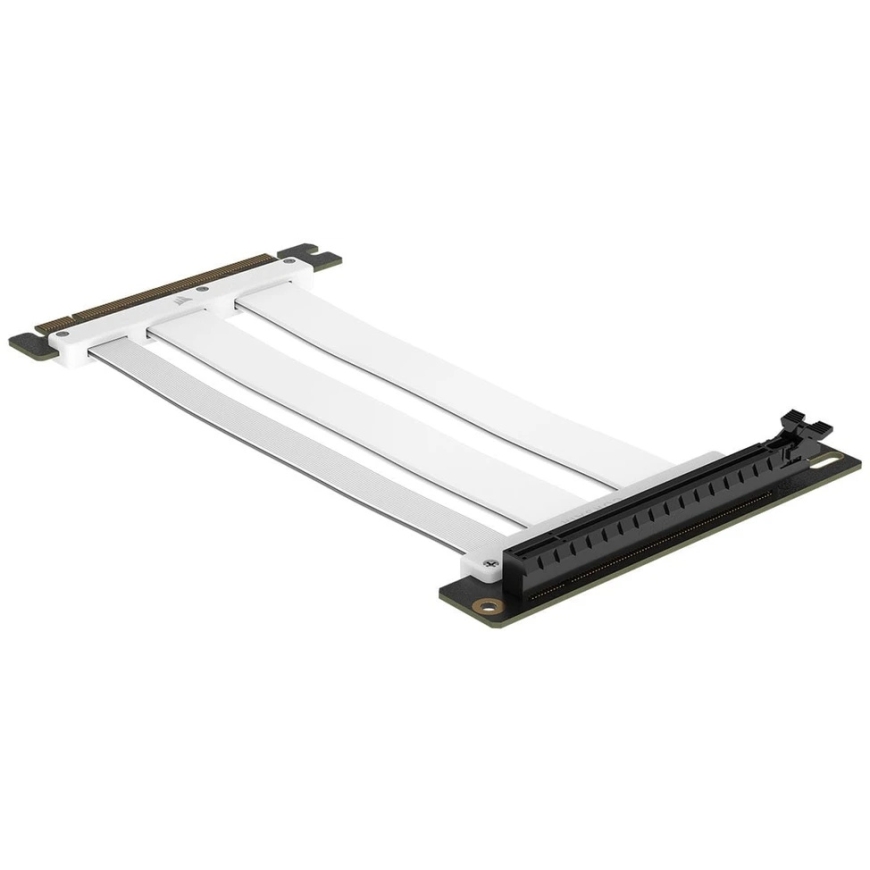 Corsair Premium PCIe 5 Riser Cable, 175 mm, x16 Interface – White – 2