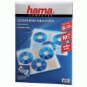 Hama CD-ROM Index Sleeves 60 diski Caurspīdīgs Hama CD-ROM Index Sleeves 60 diski Caurspīdīgs