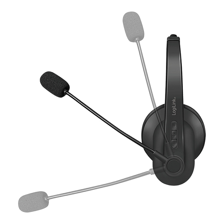 LogiLink BT0060 austiņas un brīvroku komplekts Bezvadu Birojs / zvanu centrs Bluetooth Melns – 3