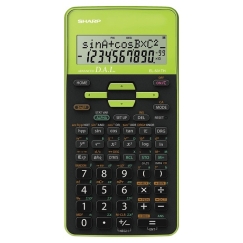 Sharp EL-531TH калькулятор Карман Научный Черный, Зеленый