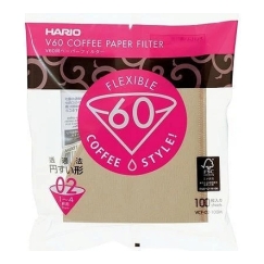 Hario suodattimet Misarashi V60-2, 100 kpl