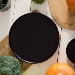 Homla FAMELIO Black Plate, 28 cm