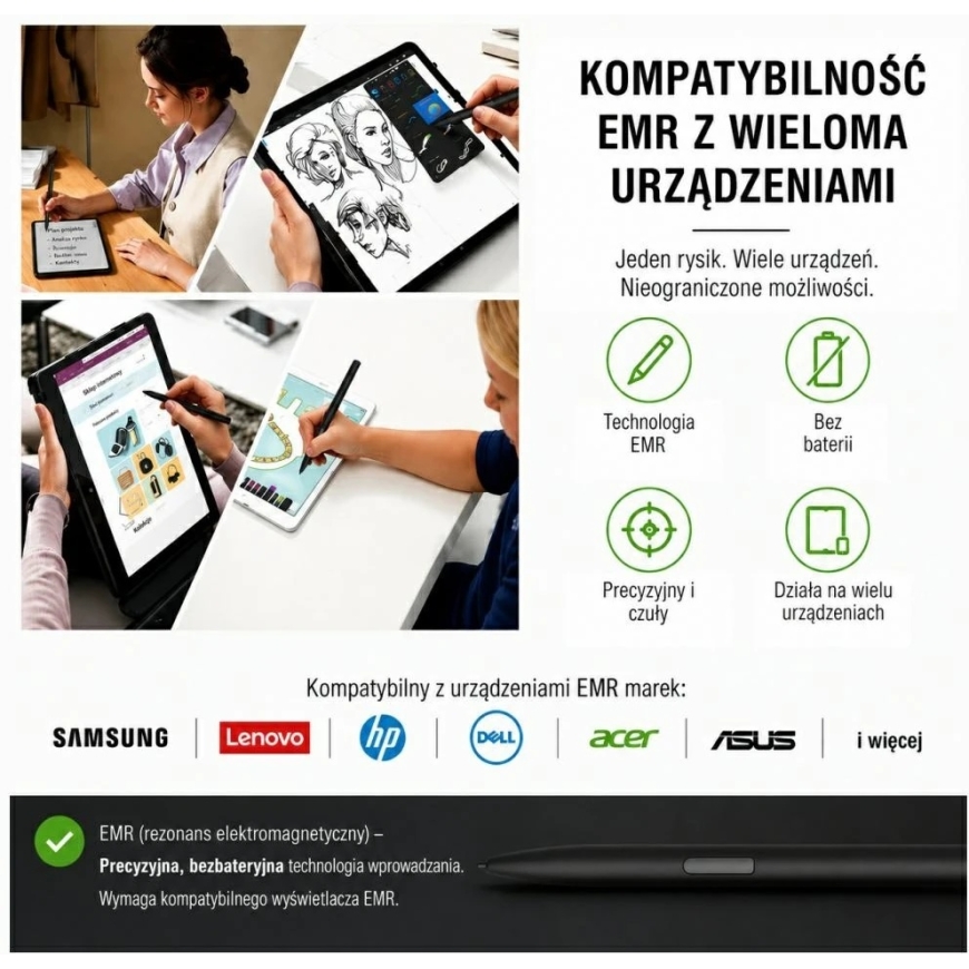 4smarts Stylo Pen Multi-Device - Pro EMR-kynä musta – 5