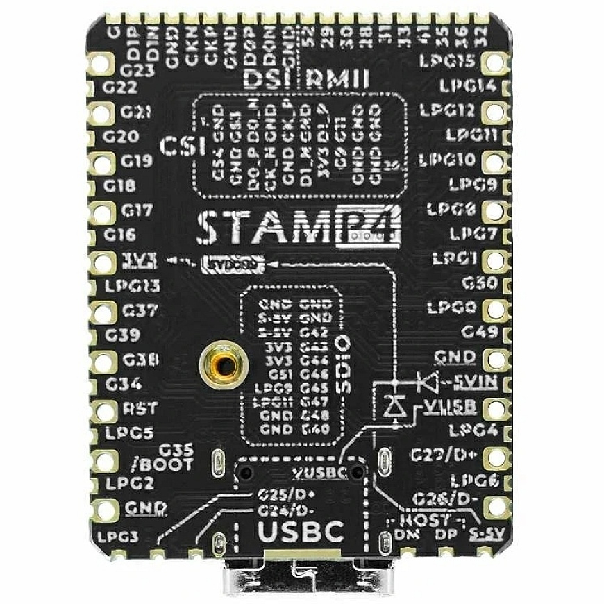 M5Stamp ESP32P4 – arendusmoodul ESP32-P4NRW32 – M5Stack S013 – 4
