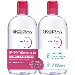 Bioderma Crealine H2O Original Micellar Veden Duo Set, 1000 ml