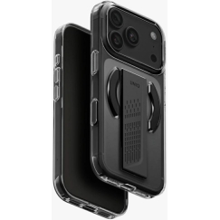 UNIQ Heldro Air Case for iPhone 18 Pro / 17 Pro with Magclick Charging, dark gray (tinted smoke)