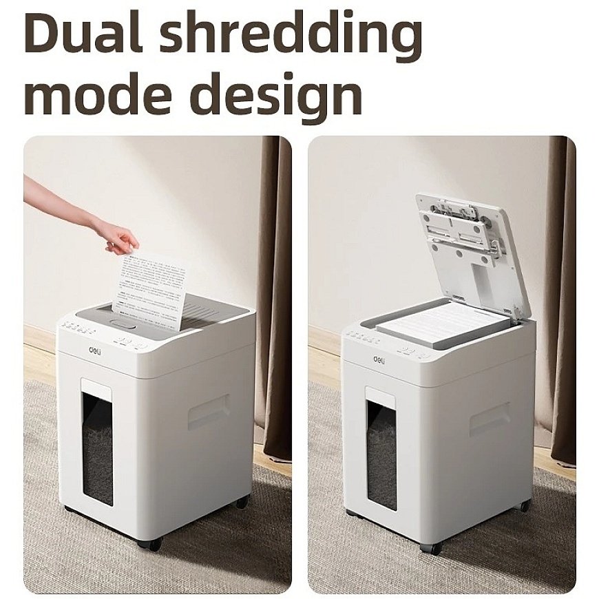 DELI T081 2x12mm P5 Document Shredder – 5