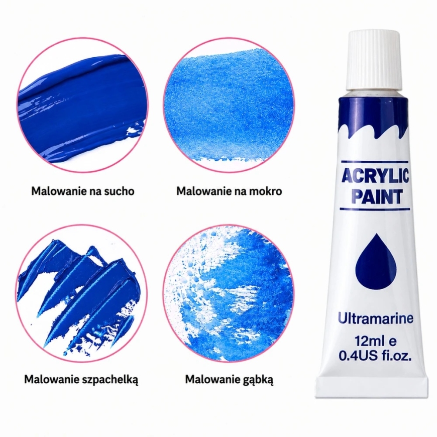 Lean akrilu krāsas 12 ml 24 gab. – 4