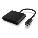 ICY BOX IB-CR301-C3 kaardilugeja USB 3.2 Gen 1 (3.1 Gen 1) Type-C Must ICY BOX IB-CR301-C3 kaardilugeja USB 3.2 Gen 1 (3.1 Gen 1) Type-C Must