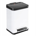 Hailo Öko* uno Plus M White Matte Trash Can