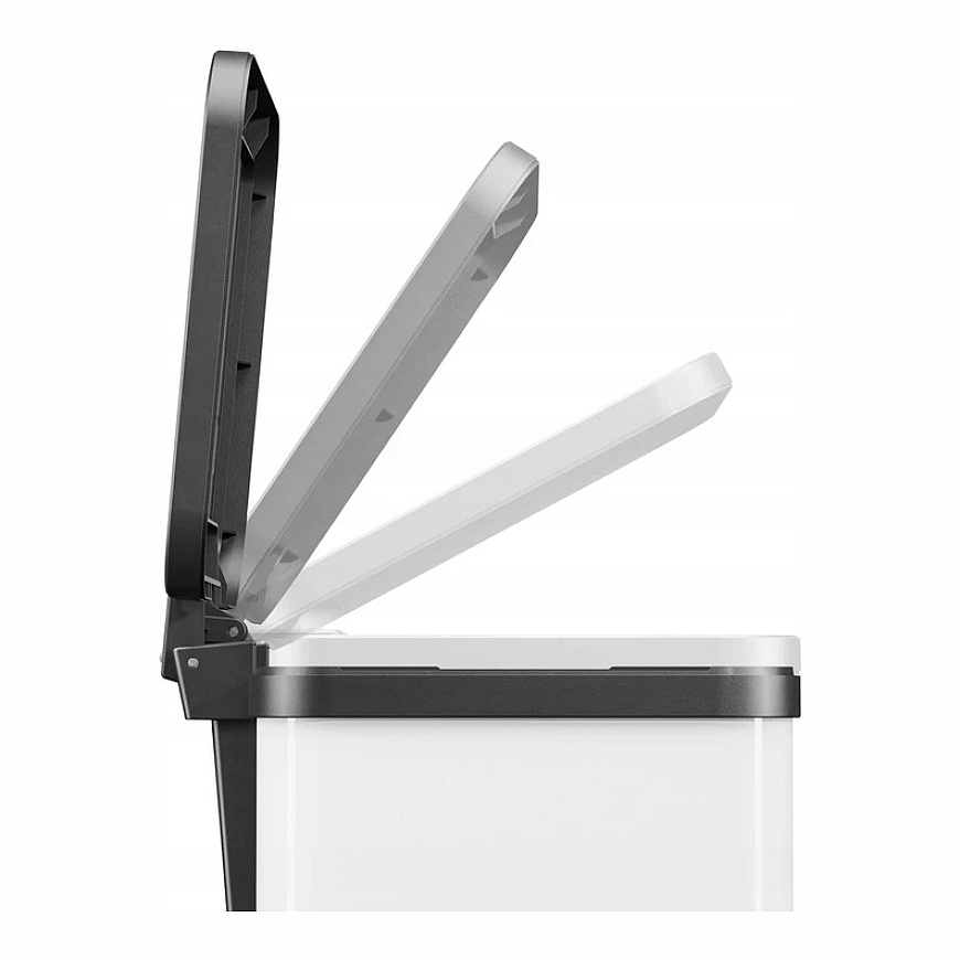 Hailo Öko* uno Plus M White Matte Trash Can – 5