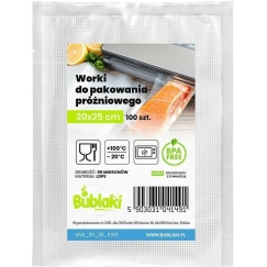 Bublaki vakuuminiai pakavimo maišeliai 20x25 cm, 100 vnt.