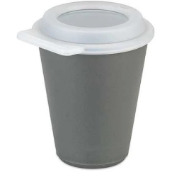 Koziol Cup with Lid and Drinking Hole, 300 ml