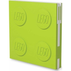 LEGO Classic LEGO Square Notepad with Pen – Green Lime Color 52442