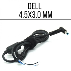DELL 4.5x3.0 mm power cable with plug