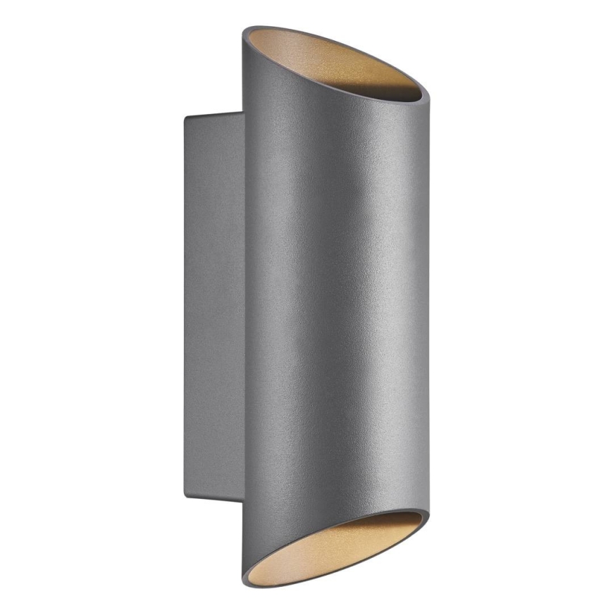 Nordlux Nico Round 22 wall lamp, anthracite